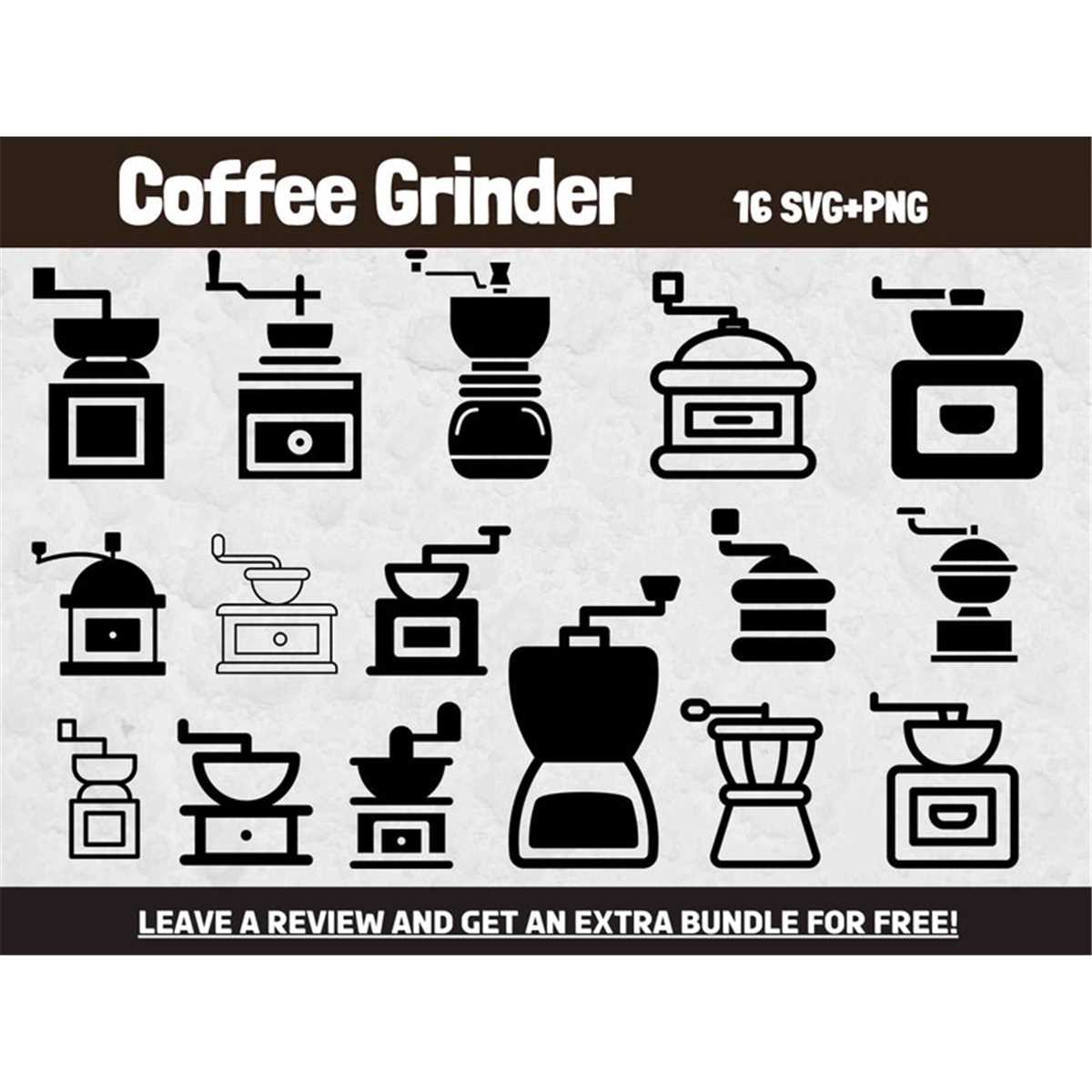 Coffee SVG, Coffee Clipart, Coffee Grinder Svg, SVG Files fo Inspire
