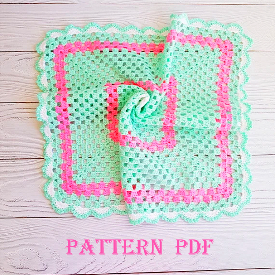 blanket for doll amigurumi crochet pattern Inspire Uplift