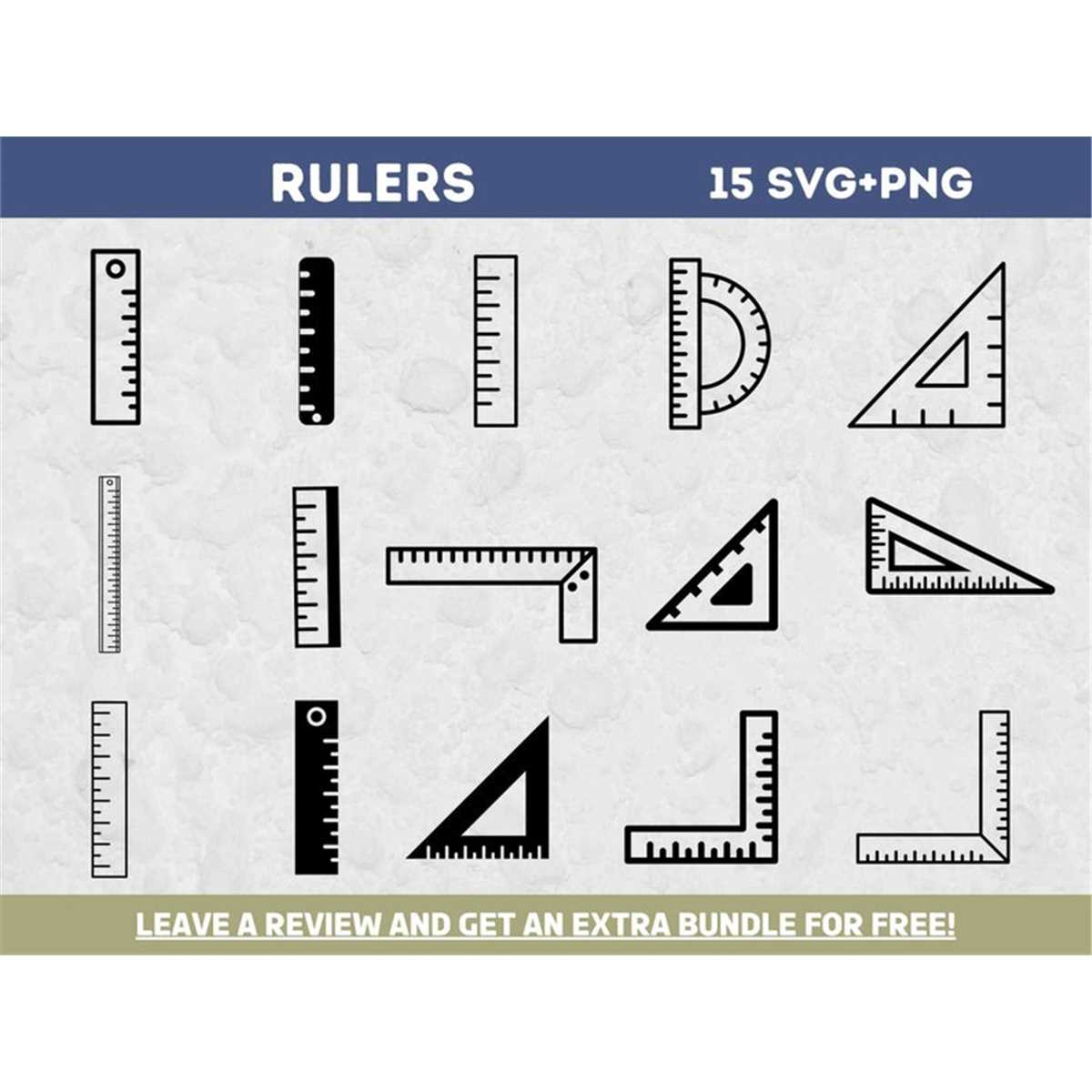 Ruler Svg, Teacher clipart, School Clipart, SVG Files for Cr | Inspire ...