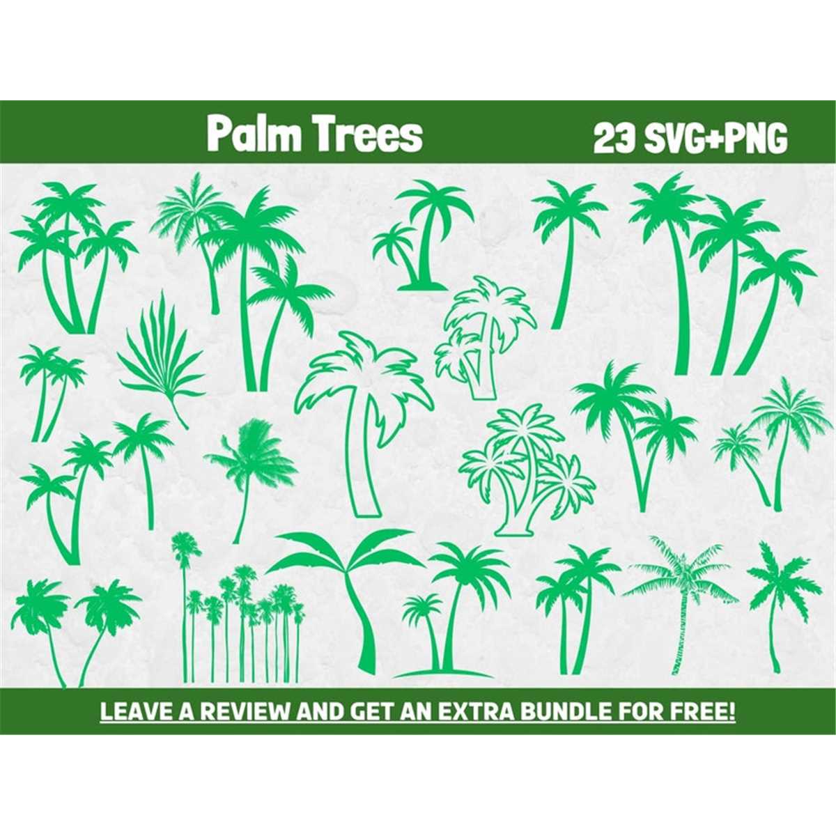 Palm Tree Svg, Tree Clipart, SVG Files for Cricut, Palm Tree | Inspire ...