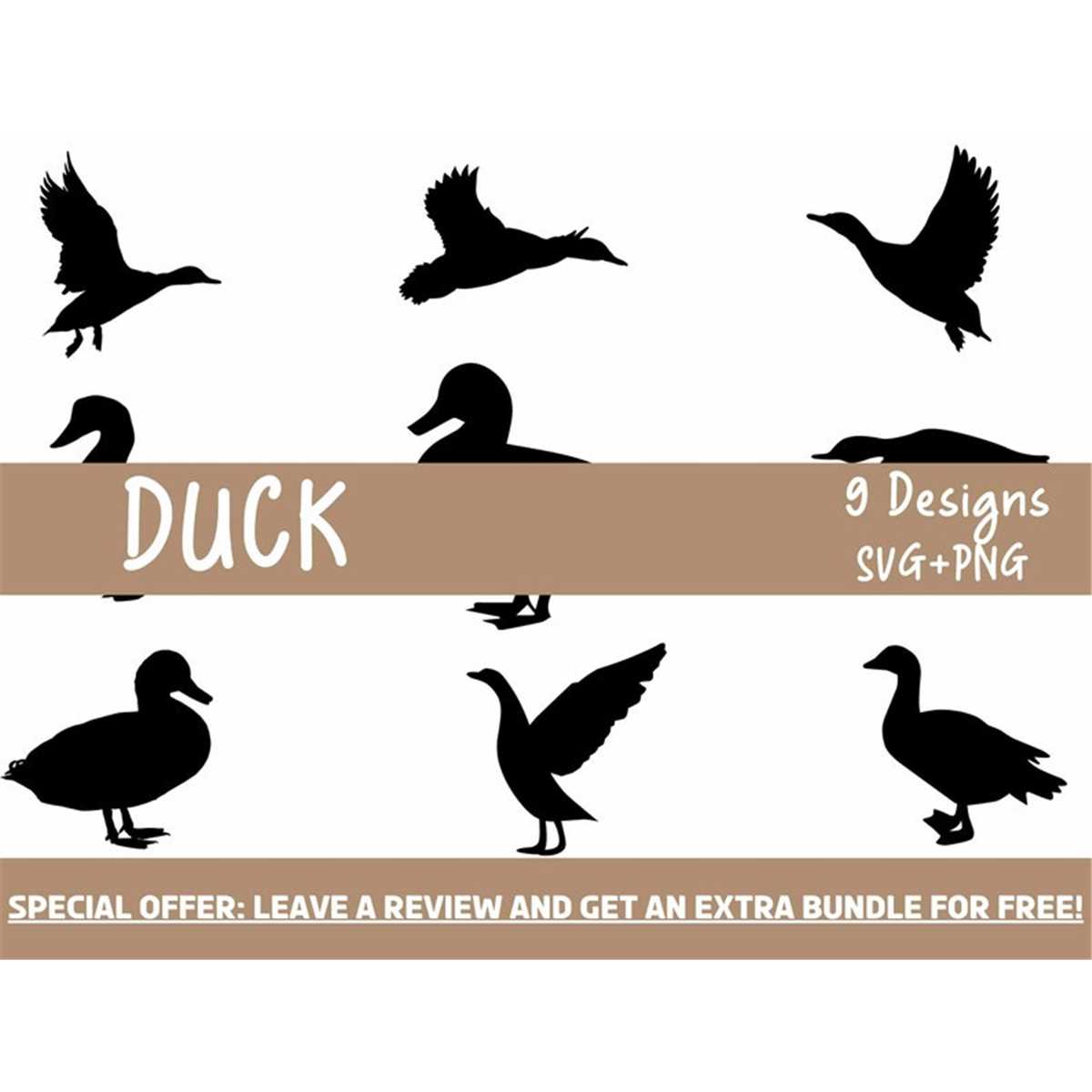 Duck SVG Bundle, Svg Files for Cricut, Bird Svg, Bird Clipar | Inspire ...