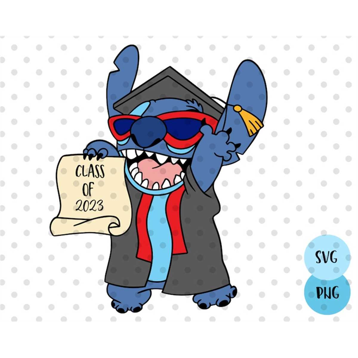 Stitch Graduation Svg Graduate Svg Class Of 2023 Svg Grad Inspire