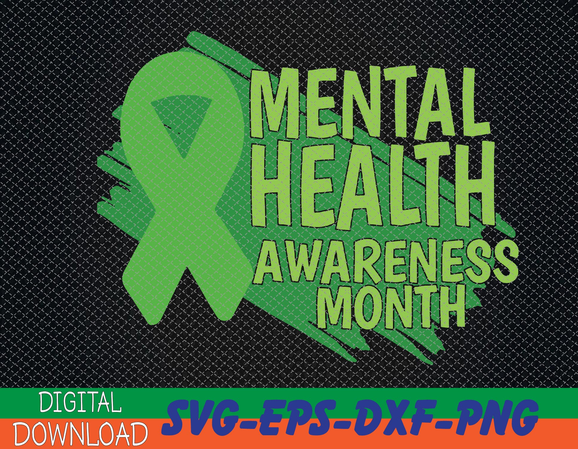 Womens Green Ribbon Mental Health Awareness Month May Mental | Inspire ...