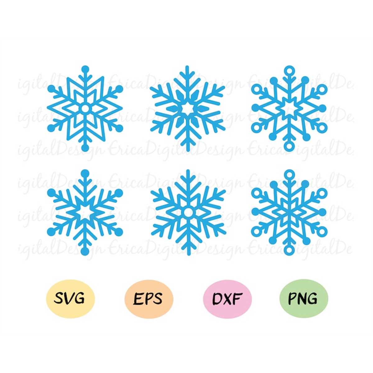 Snowflake SVG cut file Christmas snowflakes vector Winter Sn | Inspire ...