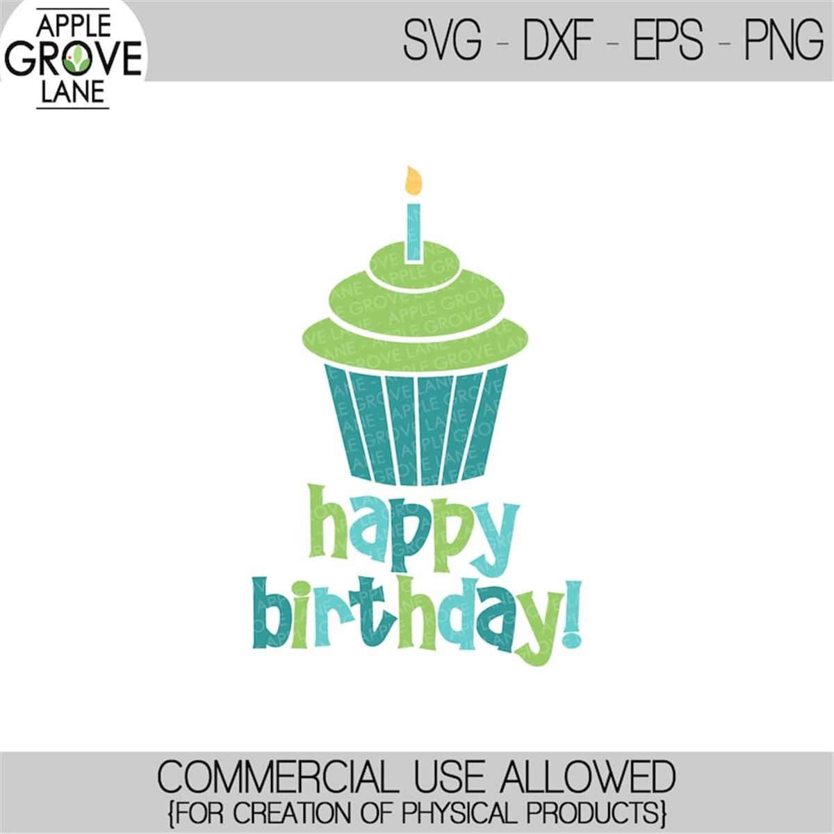 Happy Birthday Svg, Cupcake Svg, Birthday Cake Svg, Birthday - Inspire