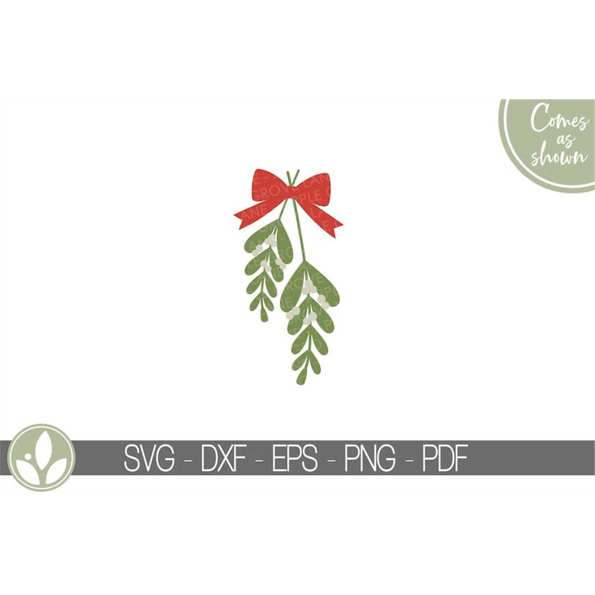 Mistletoe Svg Christmas Svg Mistle Toe Svg Holly Svg Inspire