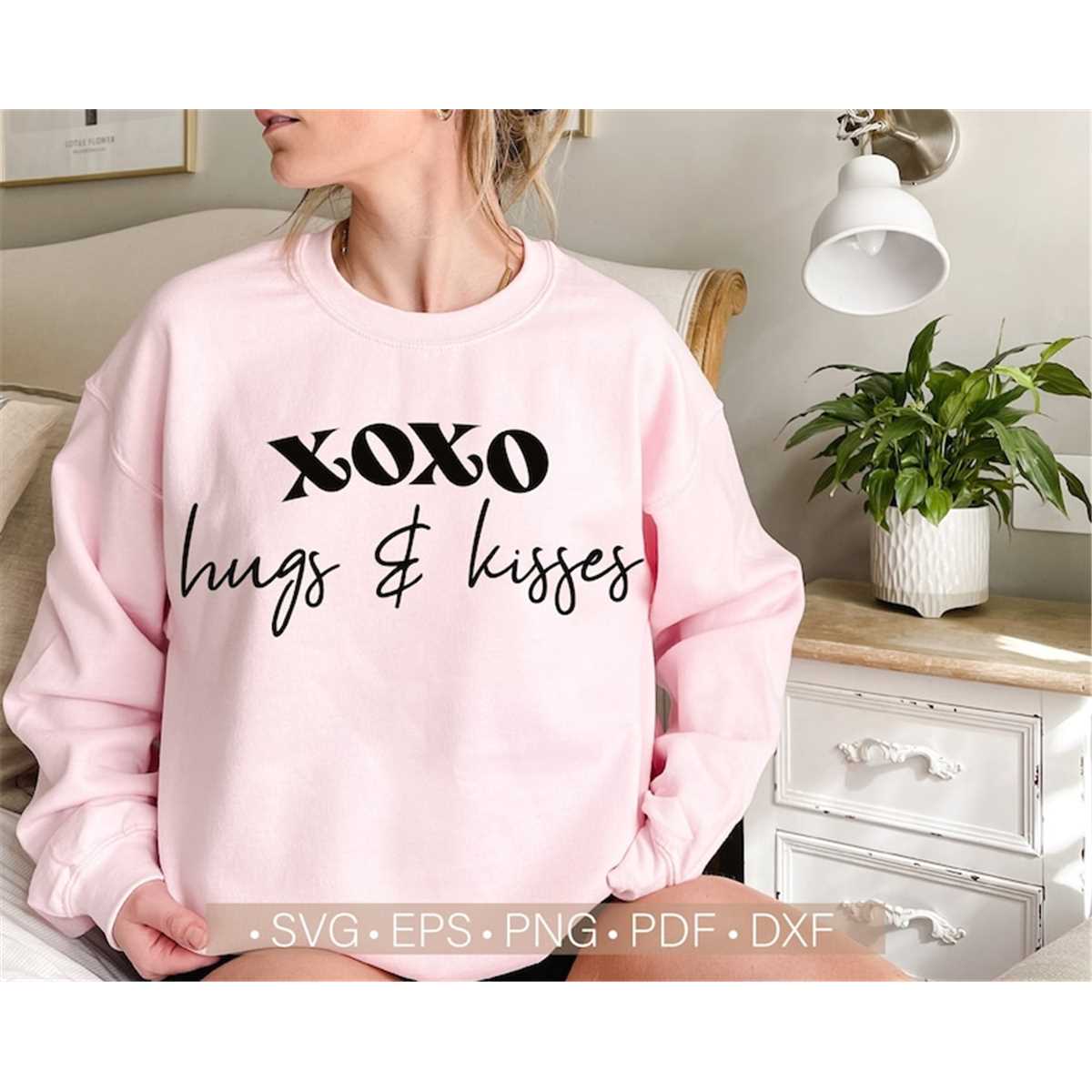 XoXo Svg, Hugs and Kisses Svg, Valentines Day Svg Cut File f | Inspire ...