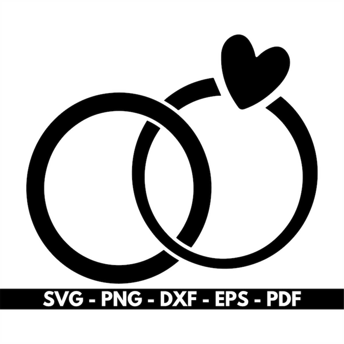 Ring svg, Married svg, Cricut and Silhouette files, Cut file | Inspire ...