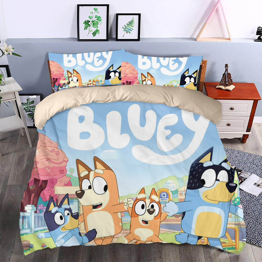 Bluey Bedding Sets, Bluey Bedding, Bandit Heeler, Bandit Hee Inspire