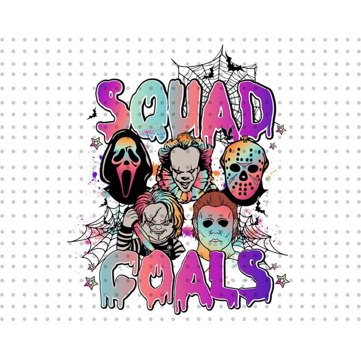 Squad Goals PNG, Horror Characters Png, Horror Friends Png, - Inspire ...