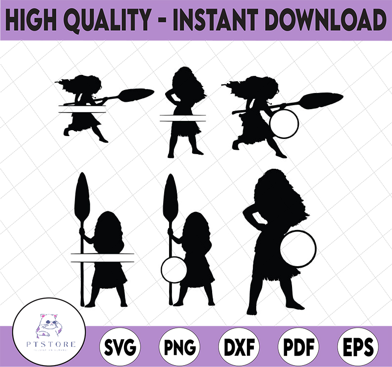 Moana svg bundle, disney's moana svg cut files, Moana silhou - Inspire