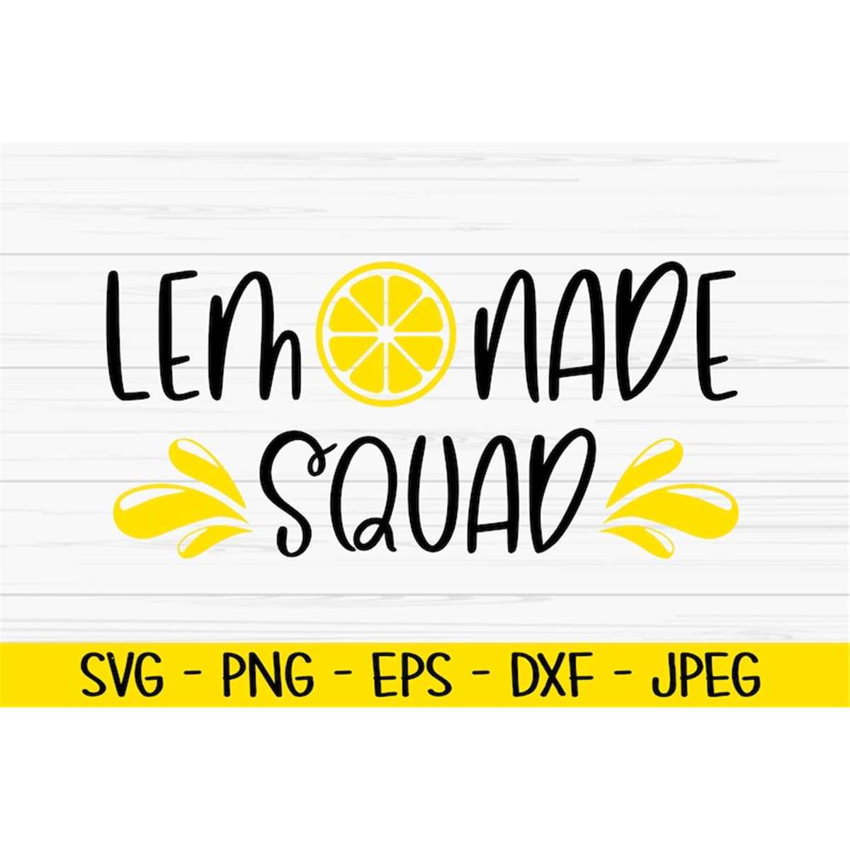 lemonade squad svg, summer svg, lemon svg, kids svg, Dxf, Pn Inspire