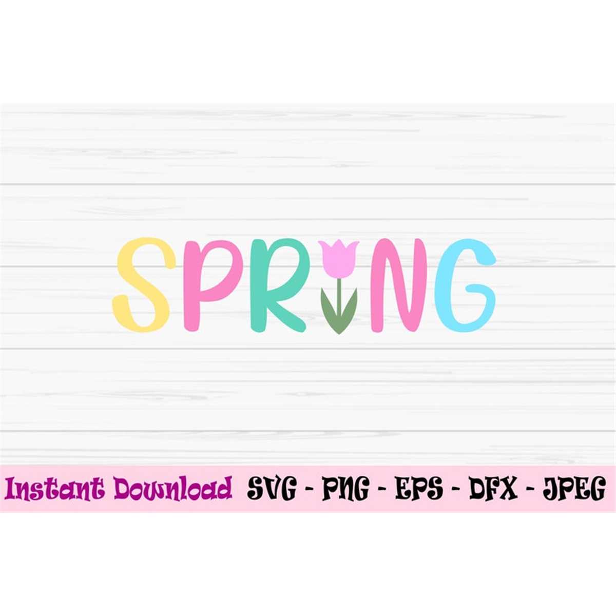 Spring svg, spring tulip svg, spring sign svg, Dxf, Png, Eps | Inspire ...