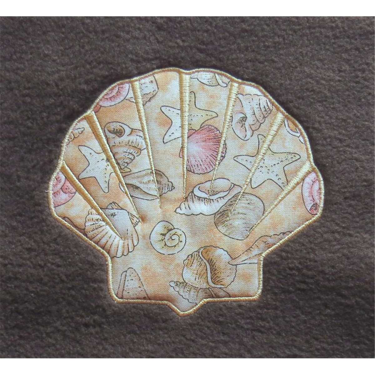 Sea Shell Applique Embroidery Designs - 2 sizes - CUSTO | Inspire Uplift