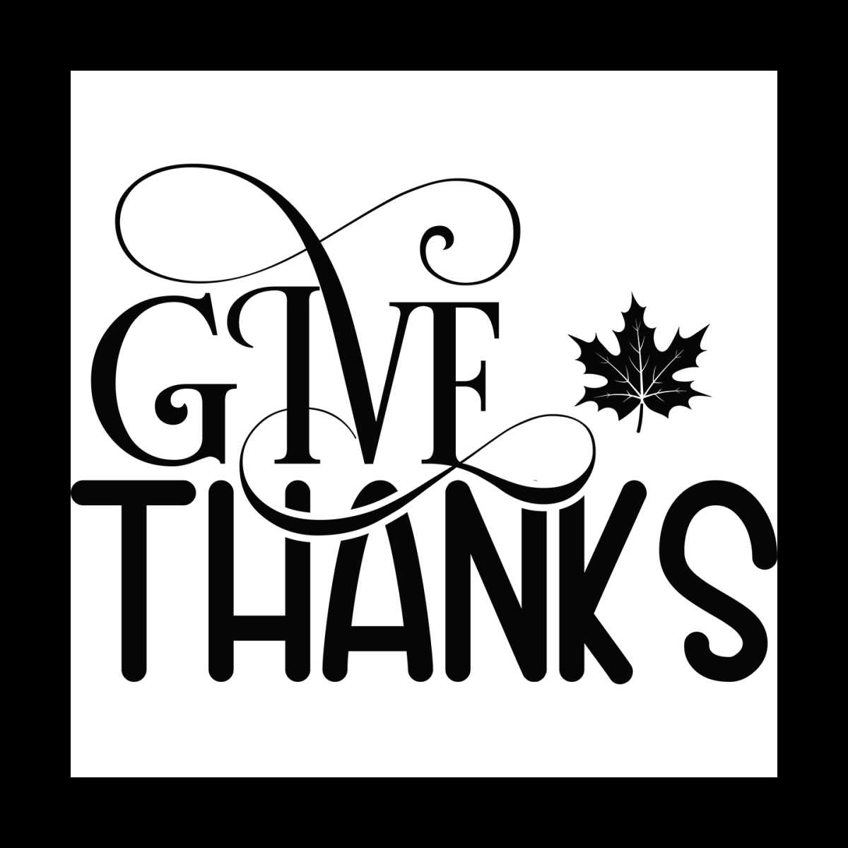 Give Thanks Svg, Thanksgiving Svg, Thankful Svg, Blessed Svg | Inspire ...