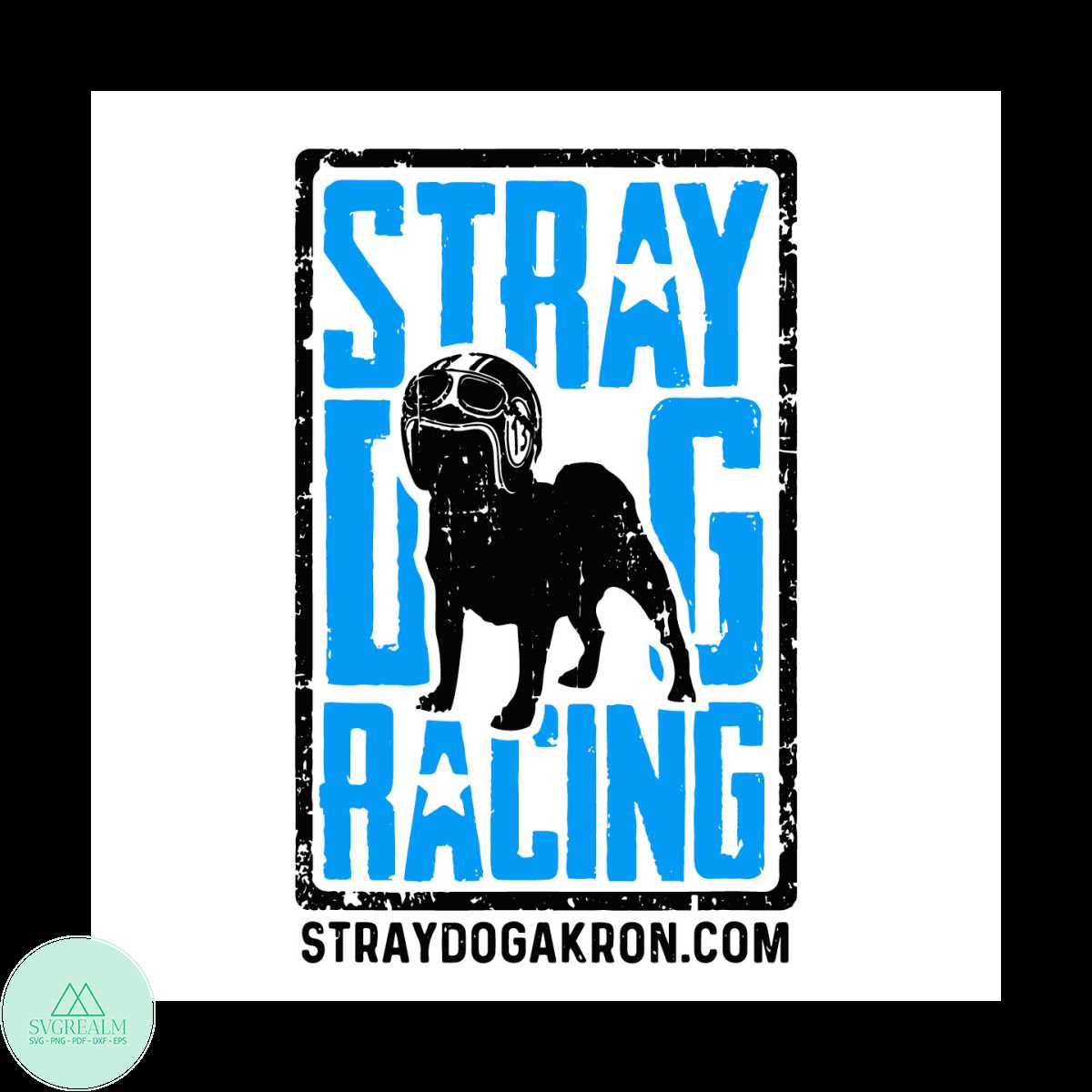 Stray Dog Akron Racing Mascot Foodie Adventures Svg, Trendin | Inspire ...