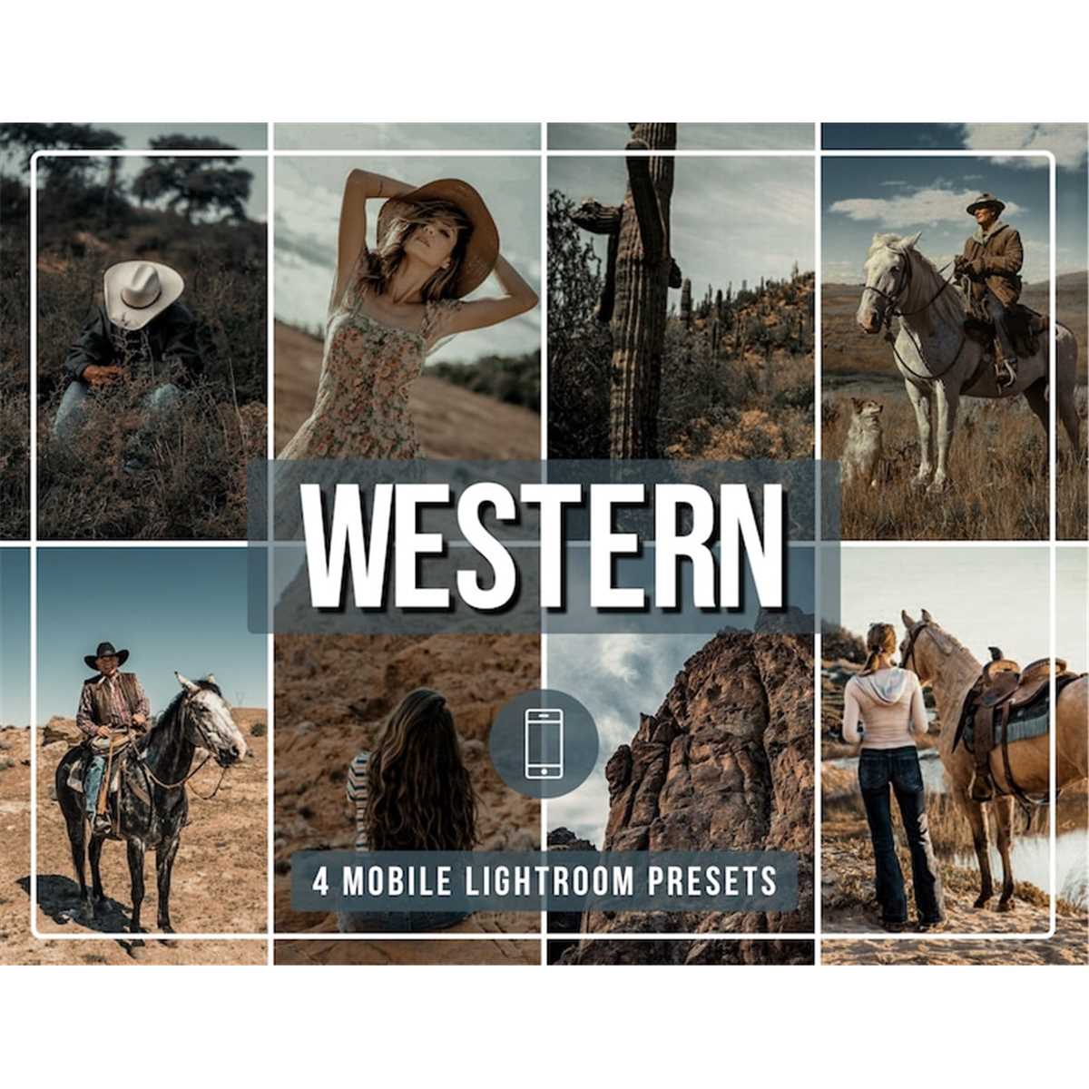 4 WESTERN presets Western filters Desert presets Rusti Inspire