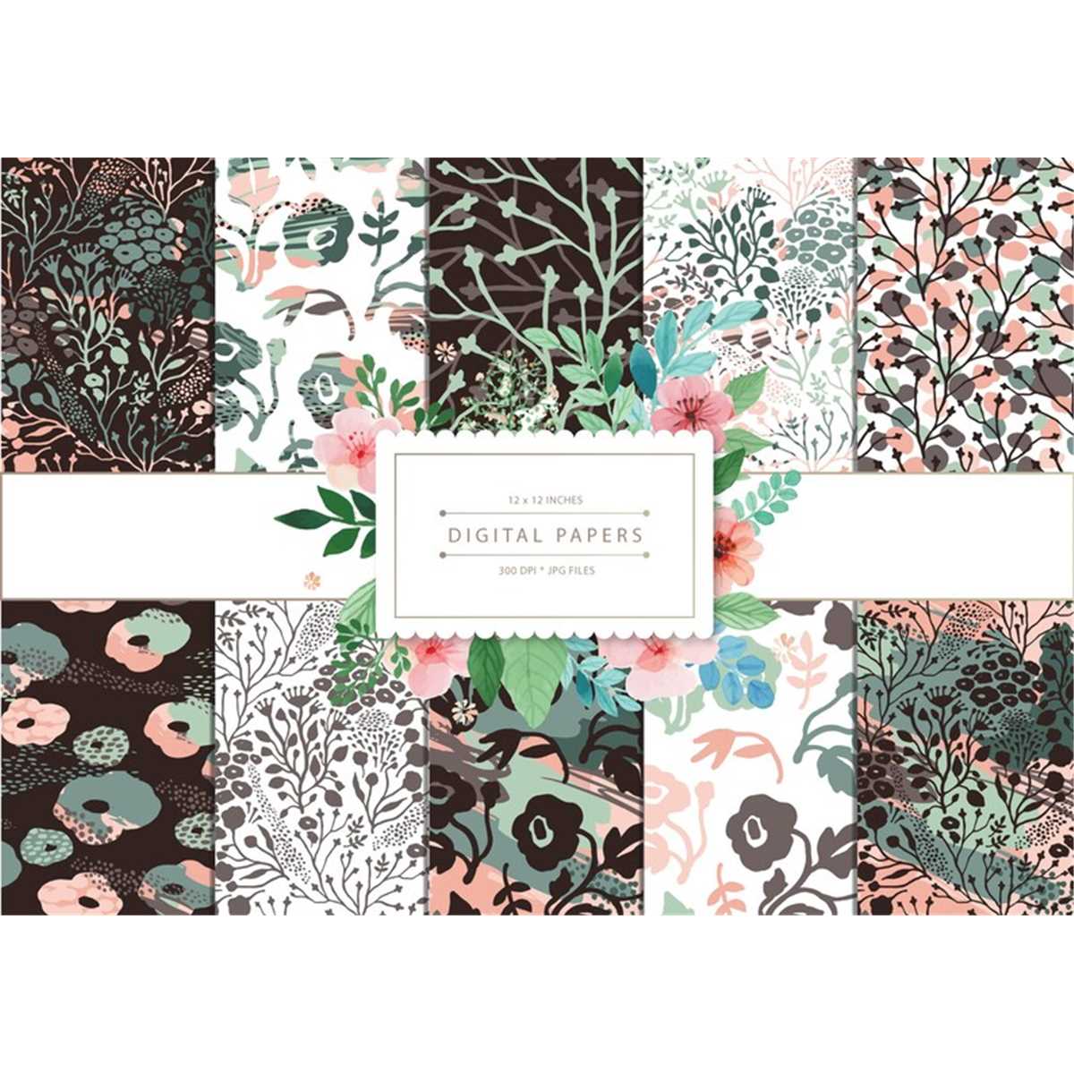 DIGITAL PAPERS Artistic Seamless Patterns | graphic resource | Inspire ...