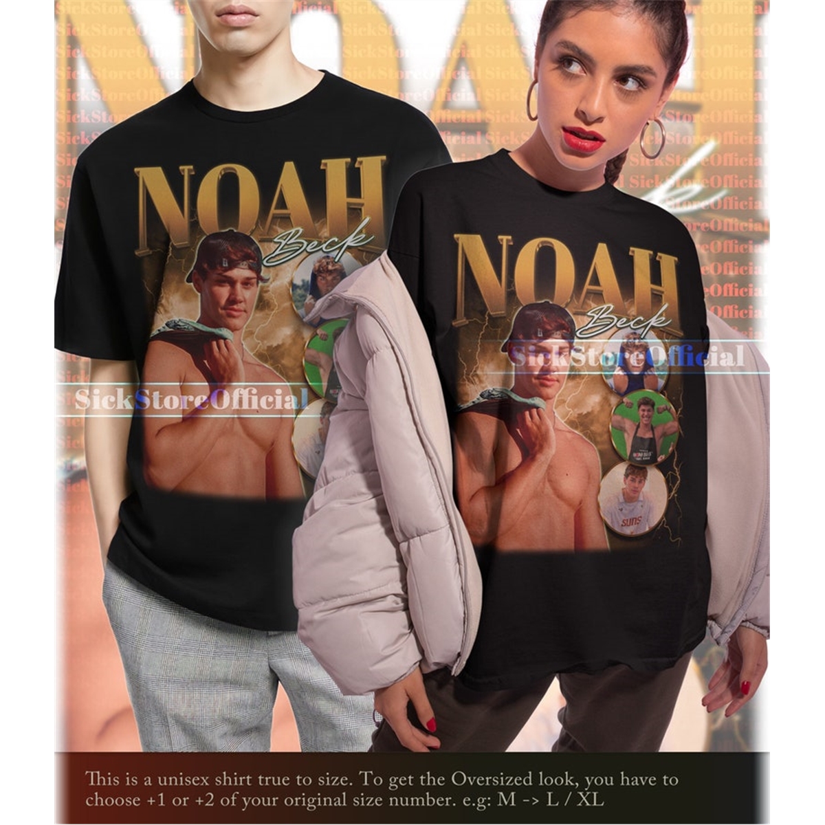 NOAH BECK Vintage Shirt, Noah Beck Homage Tshirt, Beck Fan T
