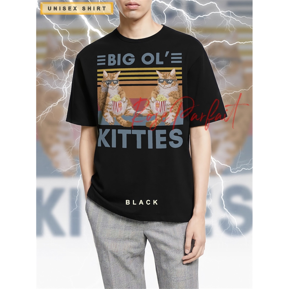 Regular Fit Short Sleeve Shirt - Big Cats