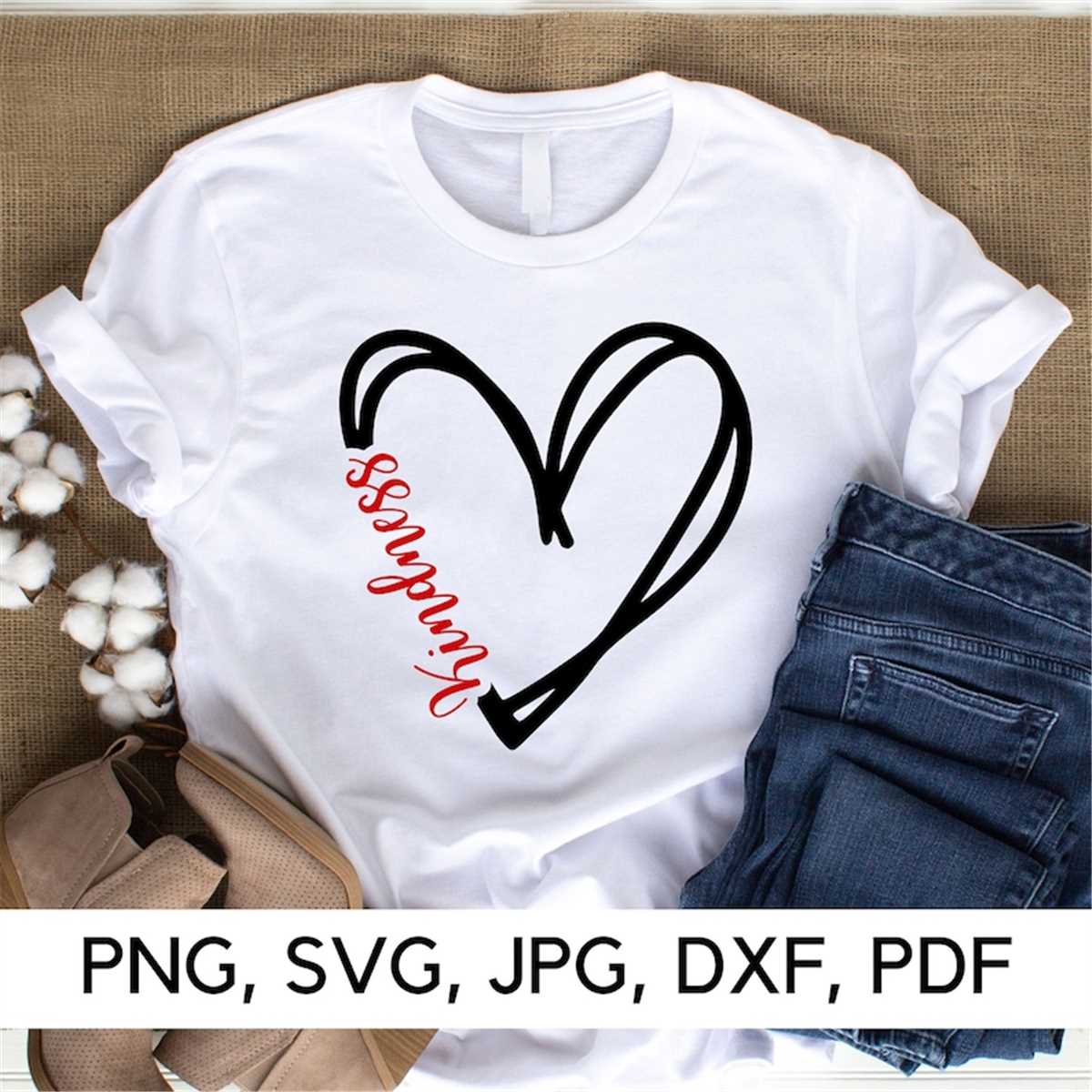 Kindness Heart svg file, Kindness, PNG, SVG, Heart of Kindne - Inspire ...