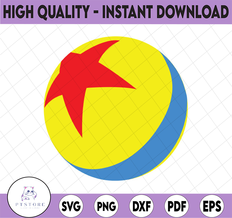 Pixar ball svg, dxf, png, Toy story svg, Cricut file, digita Inspire