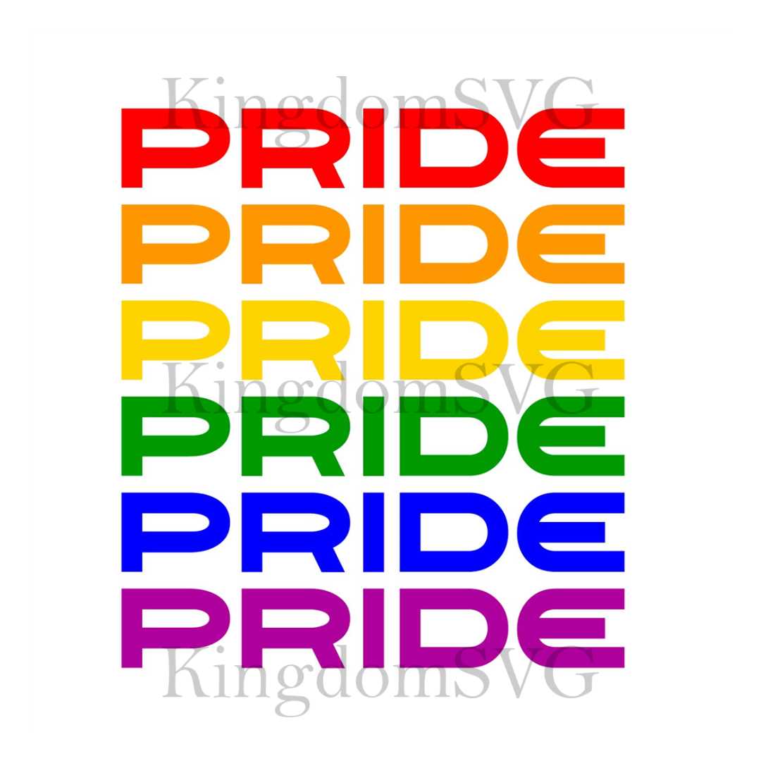 Pride Design Svg, Lgbt Svg, Rainbow Svg, Pride Rainbow Svg, - Inspire ...