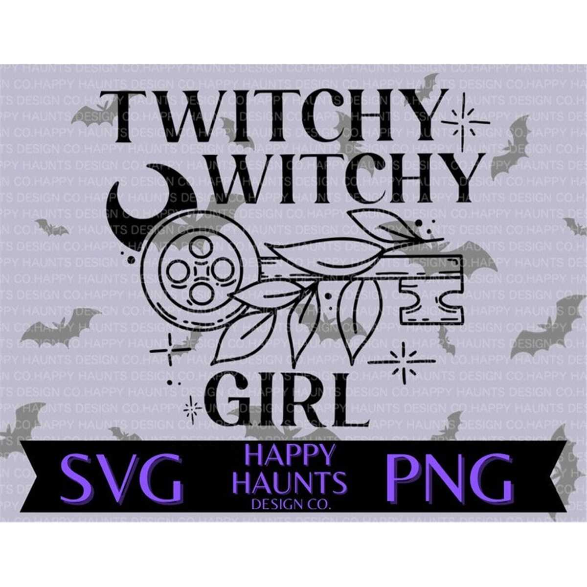 Easy Cut File Twitchy witchy SVG, easy cut file for Cricut, Layered by col | Inspire ...