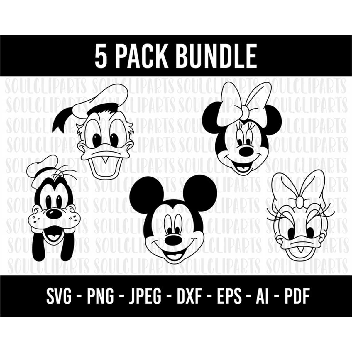 COD1100 Mickey Svg Minnie Mouse Svg goofyy Svg Sitckers S Inspire