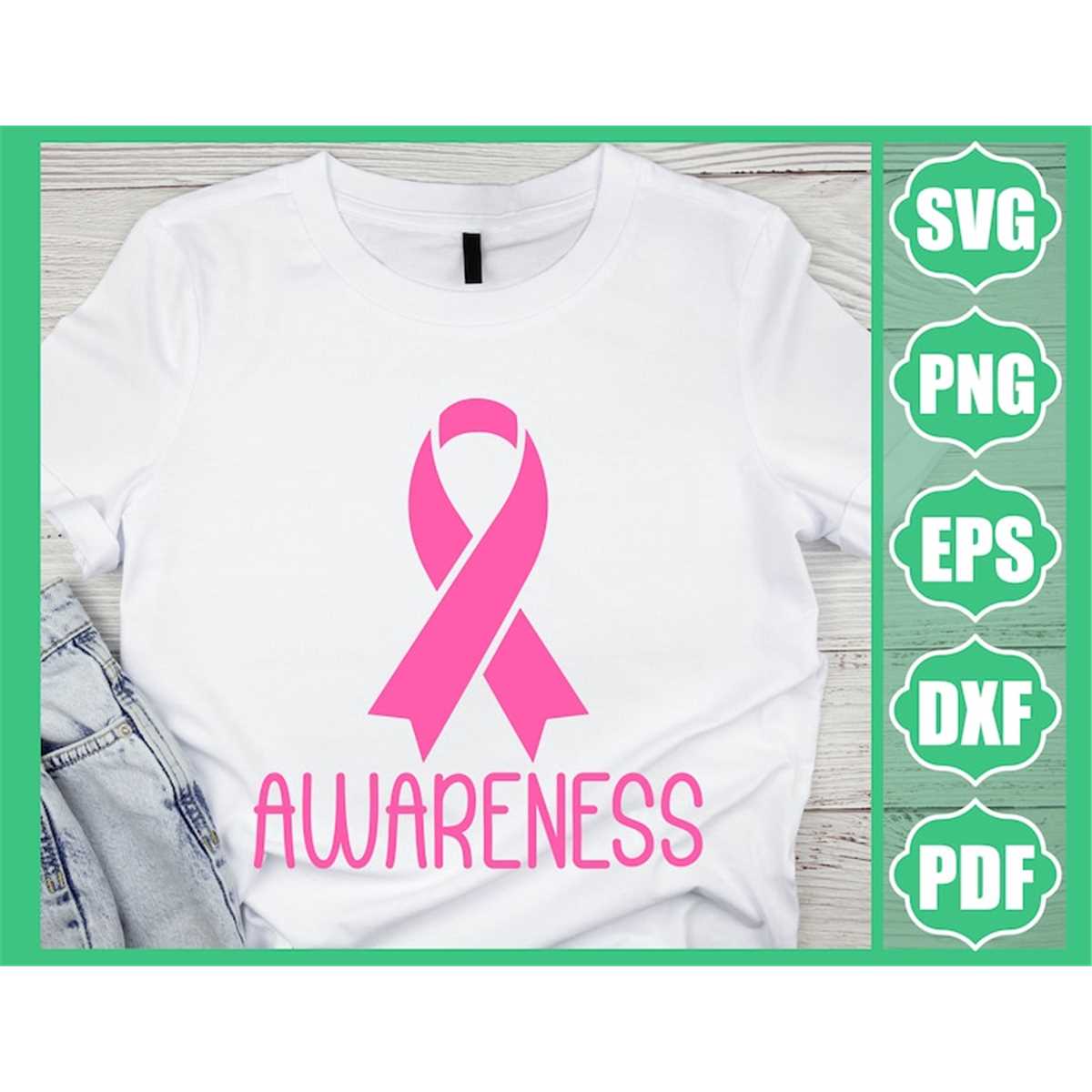 Cancer Awareness Ribbon SVG, Cancer SVG, Breast Cancer SVG, - Inspire