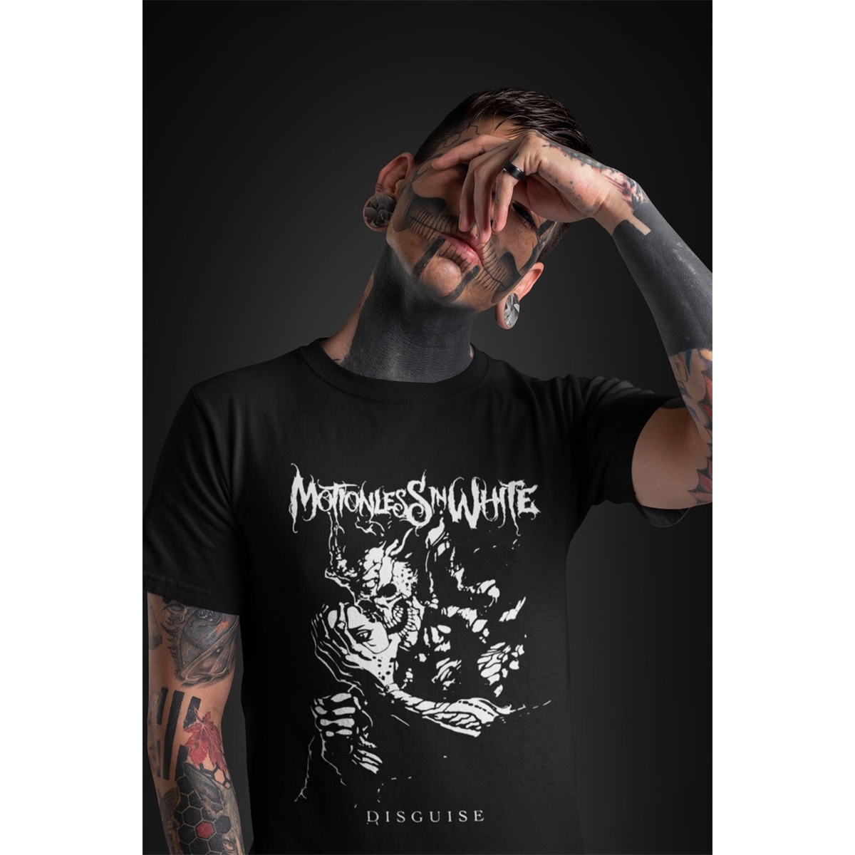 Motionless In White Skeleton Rock Shirt, Motionless In White Inspire Uplift