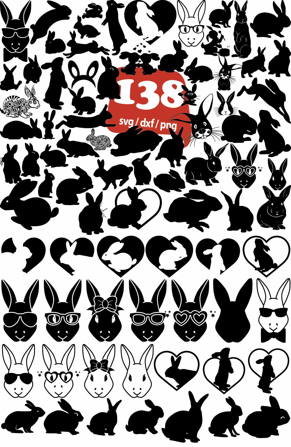 Animal Rescue Rabbit Svg Rabbit SVG Bundle, Rabbit Svg, Rabbit Cricut, Rabbit Clipart - Inspire ...