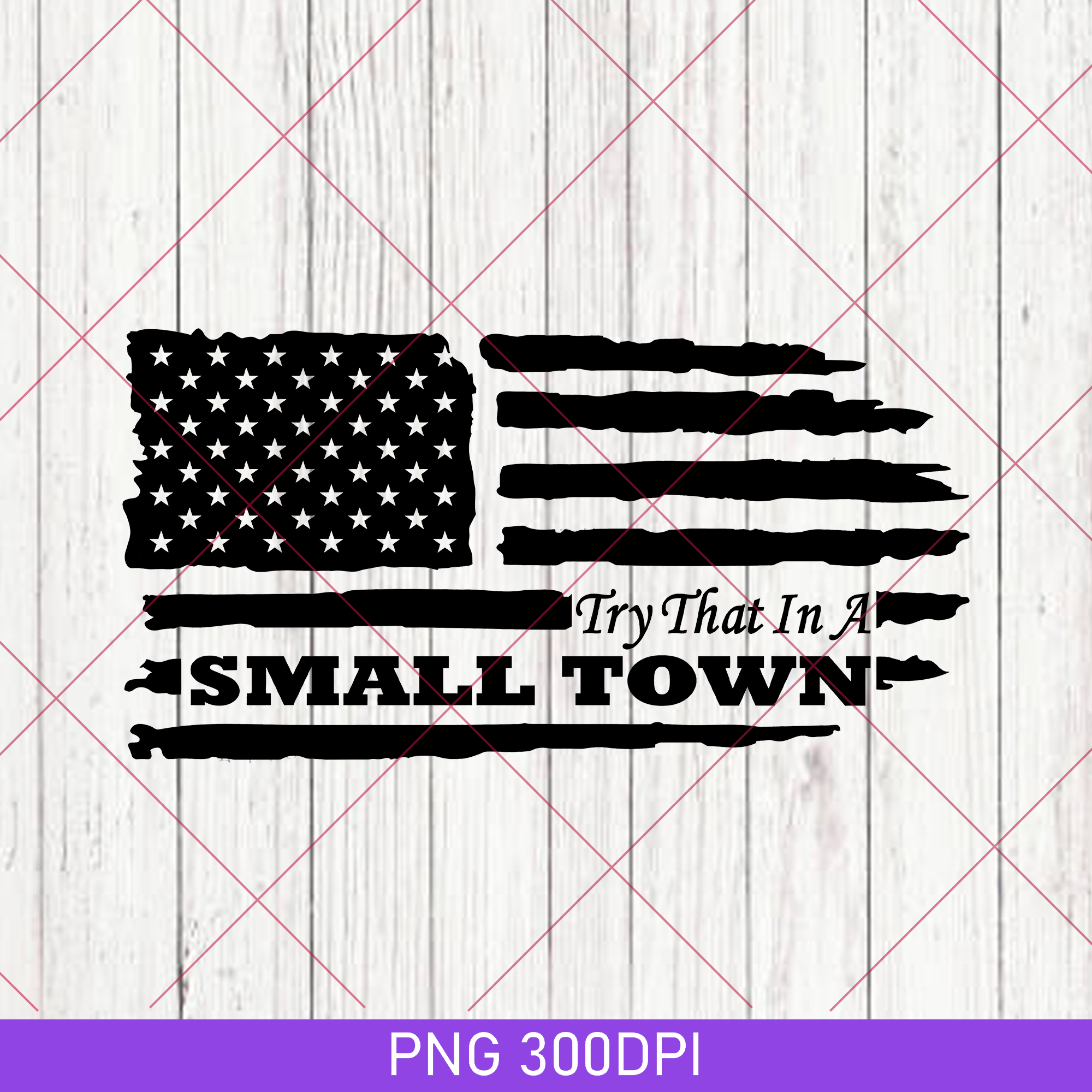 Try That In A Small Town Long Sleeve V-Neck - Retro Country Music Tee For Women