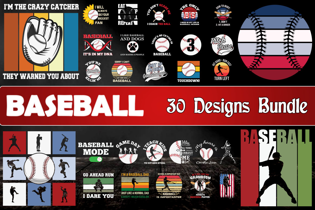 Baseball SVG Bundle | Inspire Uplift