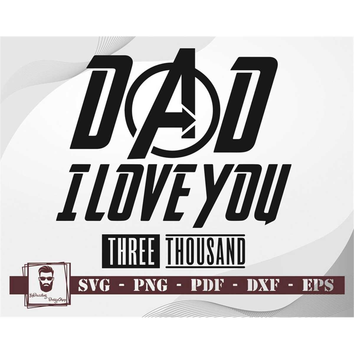 Dad I Love You Svg, Dad Svg, Father Svg, Fathers Day Svg, Da | Inspire