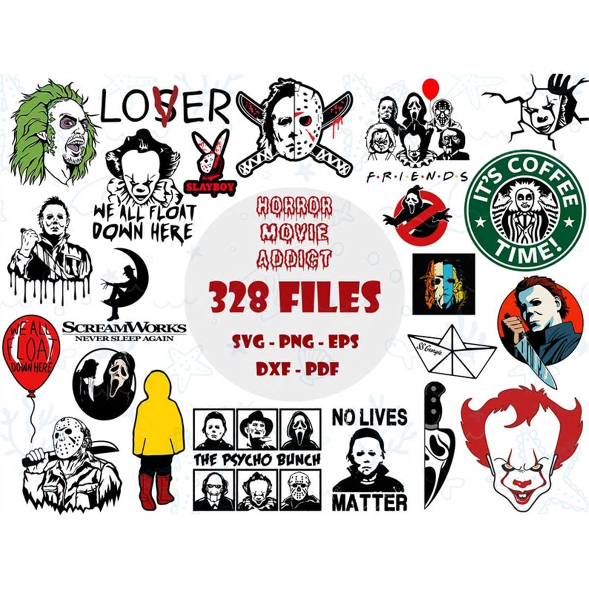 Horror SVG Bundle, Horror Characters SVG, Horror Movie Svg B | Inspire ...