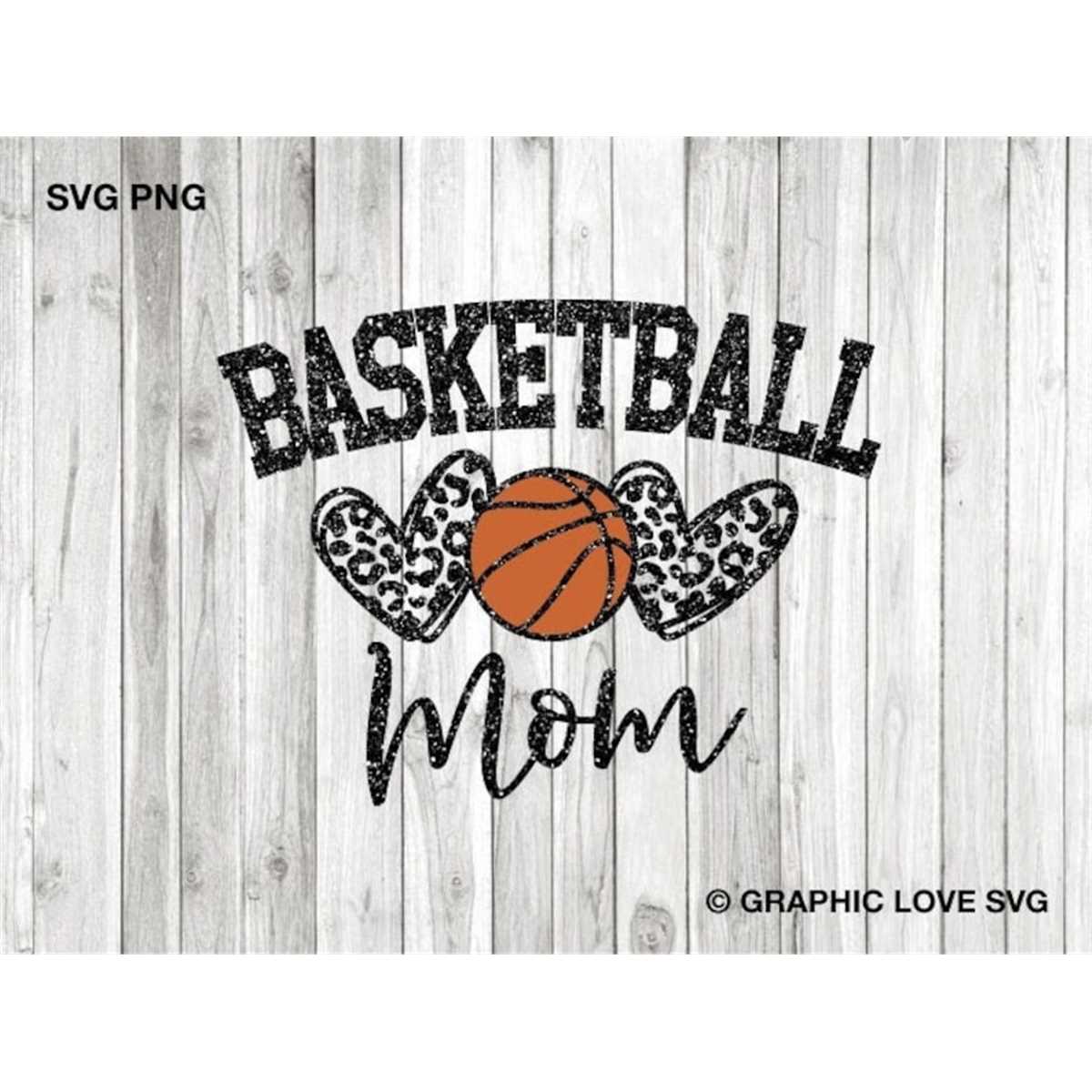 Basketball Mom Png, Glitter Leopard Basketball Mom Png, Bask - Inspire