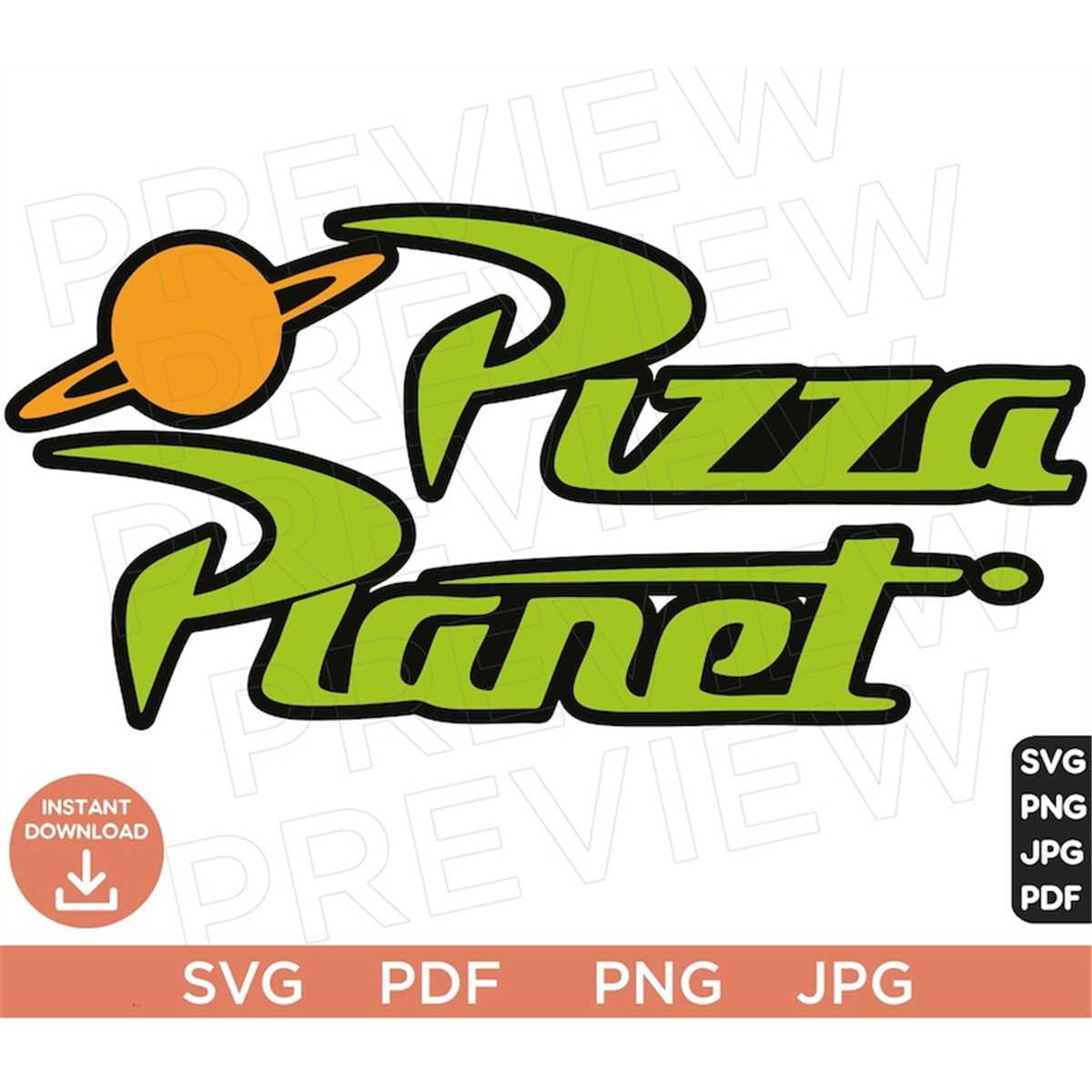 Pizza Svg, Toy Story Svg Ears svg png clipart, cricut Inspire