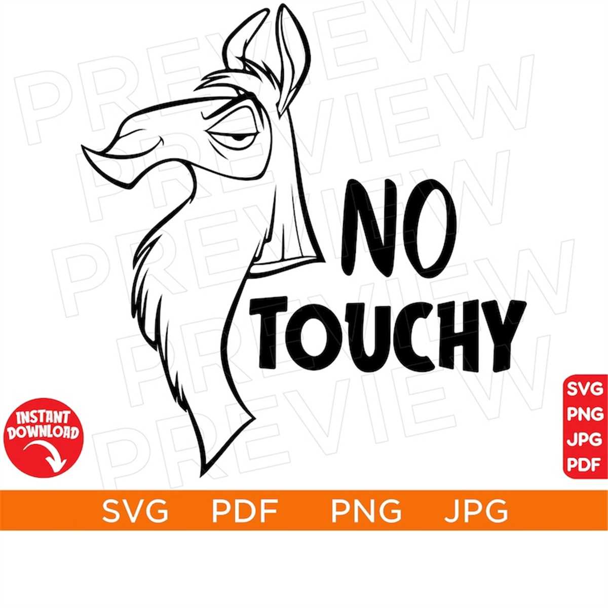 No touchy SVG The Emperor's New Groove SVG, Kuzco svg, Disne | Inspire ...