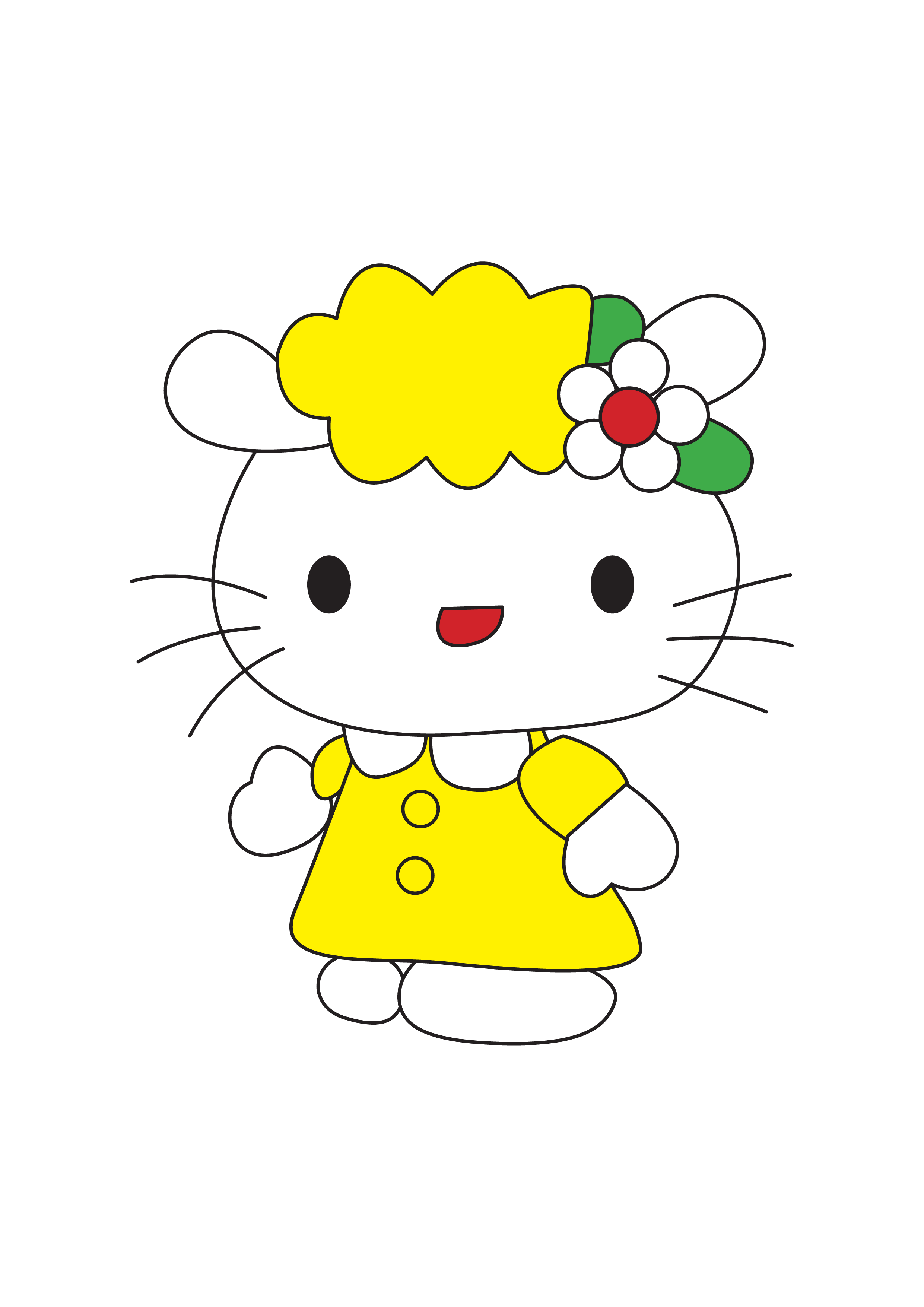 Hello Kitty SVG, Hello Kitty PNG Transparent, Hello Kitty SV - Inspire
