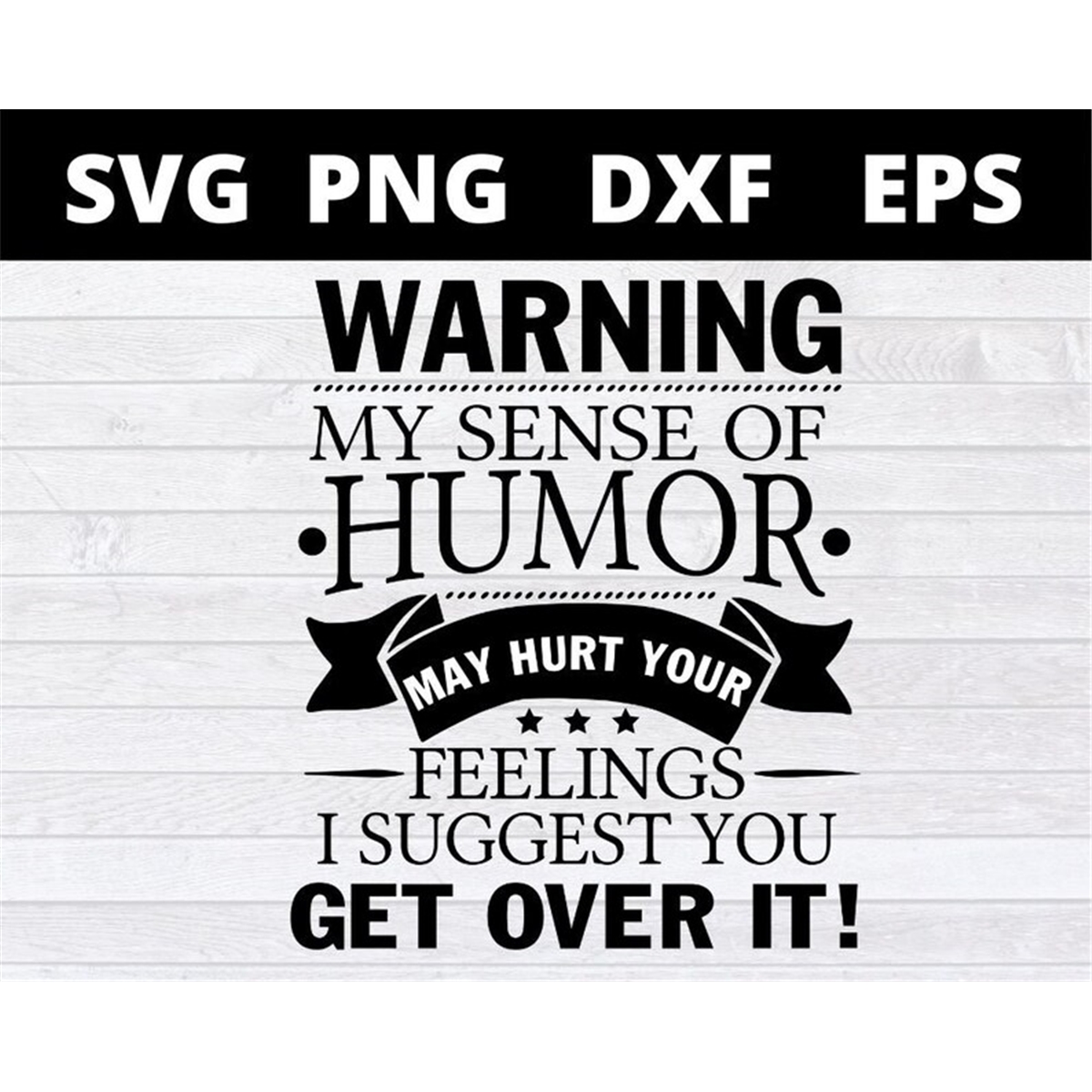 Targa In Metallo Umoristica Inglese 'Warning - My Sense Of Humor May Hurt Your Feelings' | Cartello Da Parete 30x20 Cm Per Garage E Uomo-grotta - 2