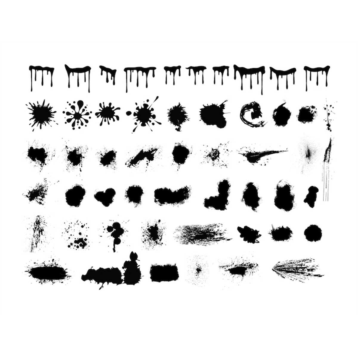 SPLATTER SVG BUNDLE, Splatter Clipart Bundle, Splatter Svg F | Inspire ...