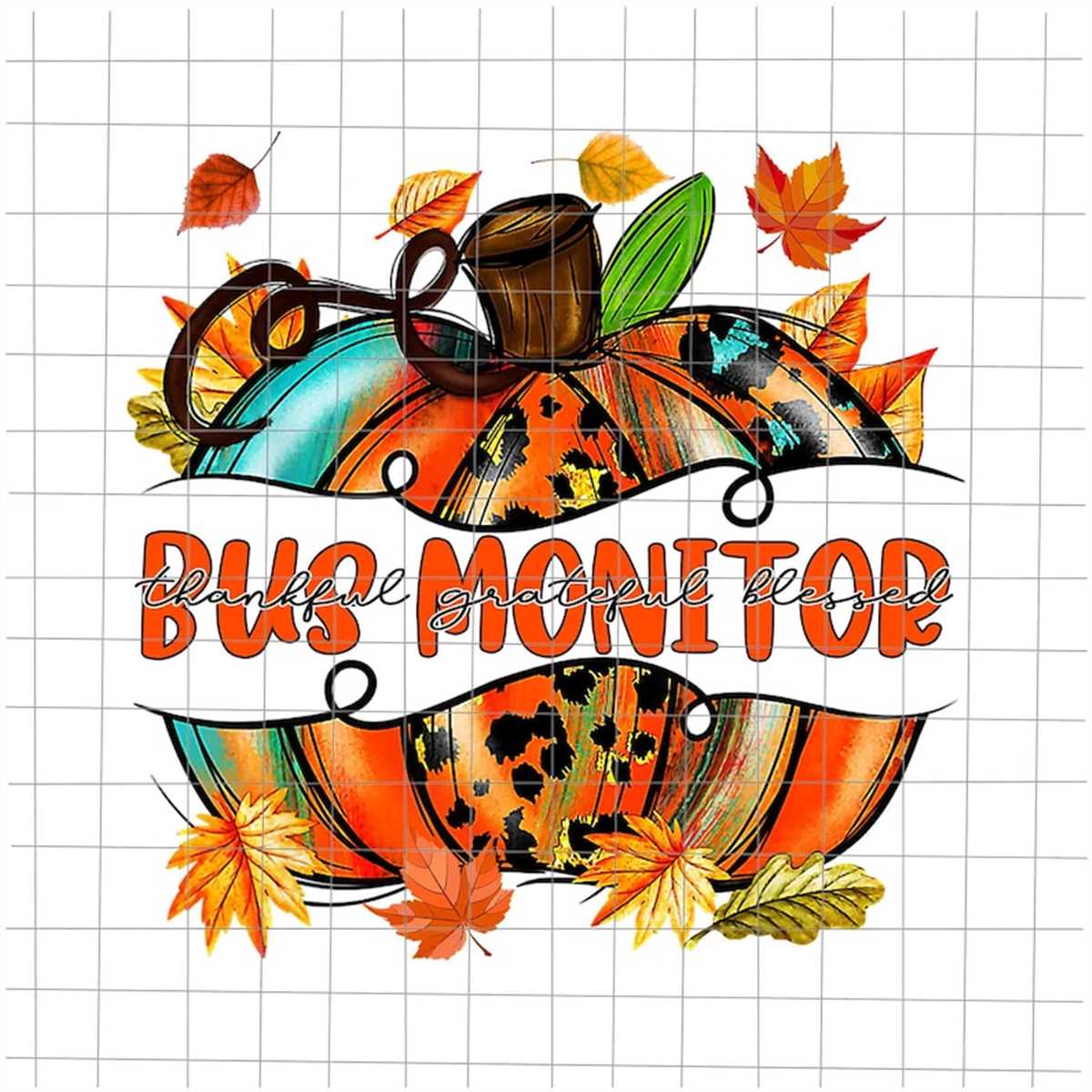 Bus Monitor Thankful Grateful Blessed Png, Bus Monitor Png, | Inspire ...