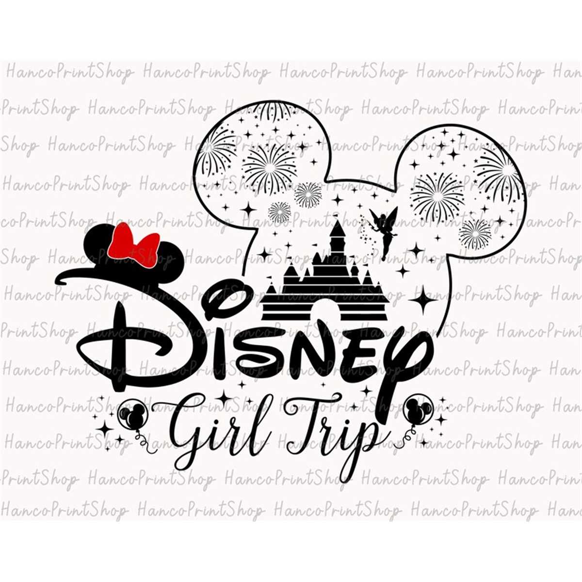 Girl Trip Svg, Family Vacation Svg, Mouse Head Svg, Family S Inspire