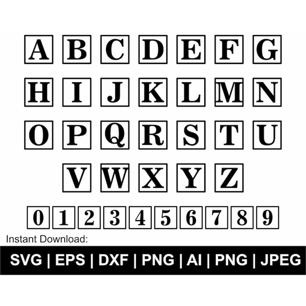 Block Alphabet Svg Building Block Svg Block Alphabet Clipa Inspire 
