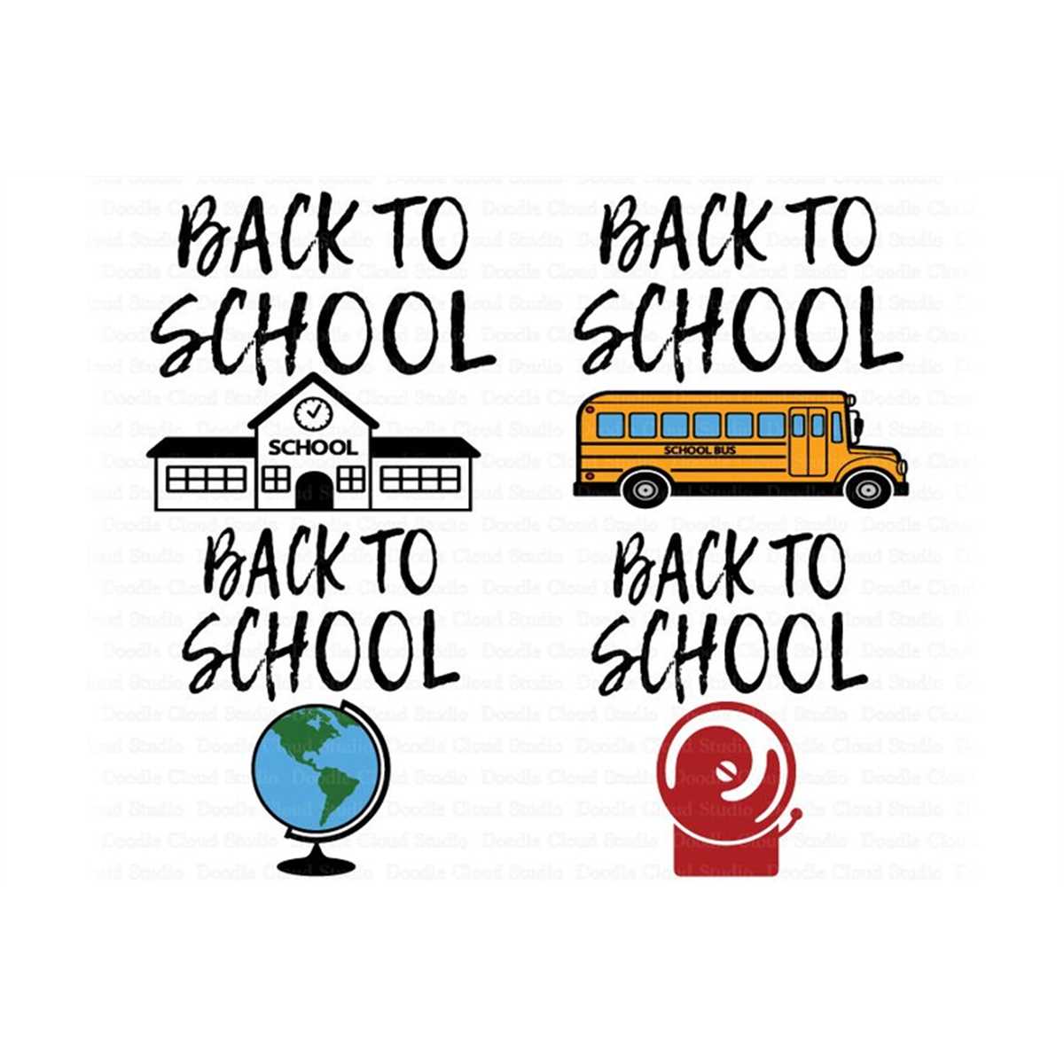 Back to School SVG, School SVG Files for Silhouette Cameo an | Inspire ...