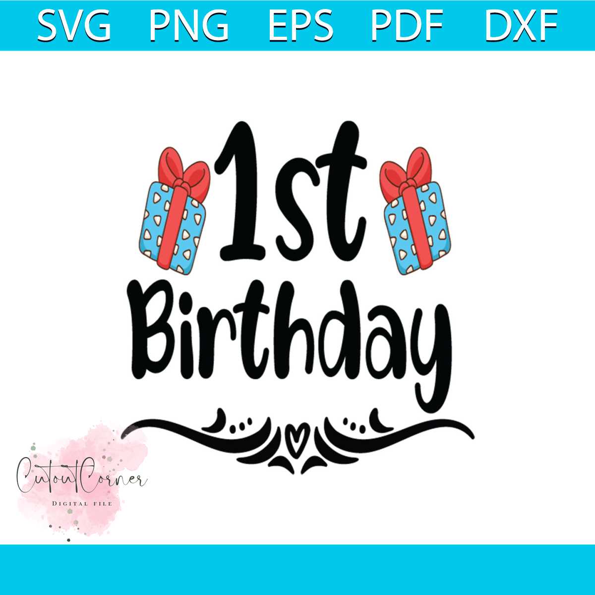 1st birthday Svg, Birthday Svg, Happy Birthday Svg, Birthday | Inspire