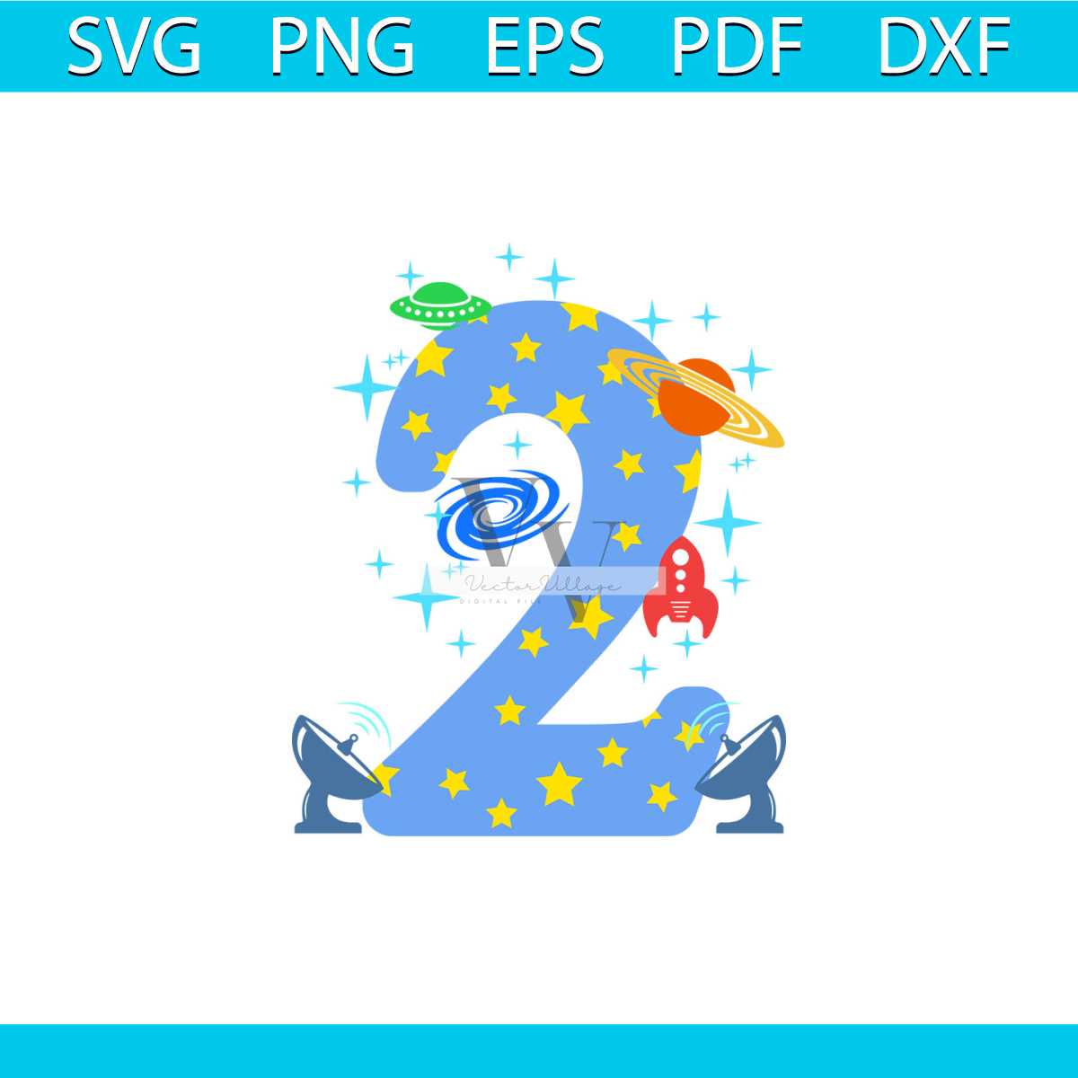Happy birthday 2nd Svg, Birthday Svg, Happy Birthday Svg, Bi - Inspire