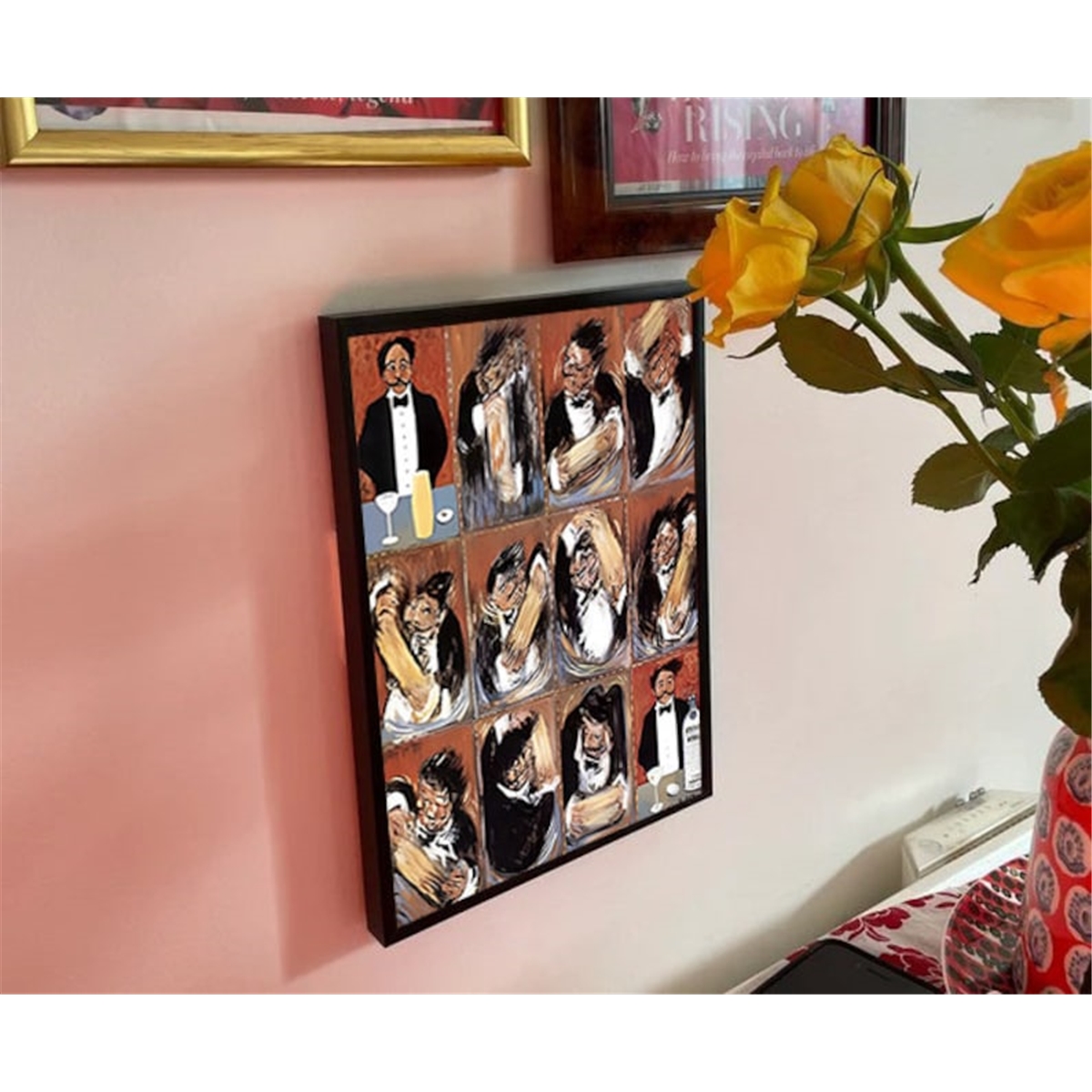 UTGN Martini Leinwandposter - The Making Of The Perfect Martini Deko Für Wohnzimmer