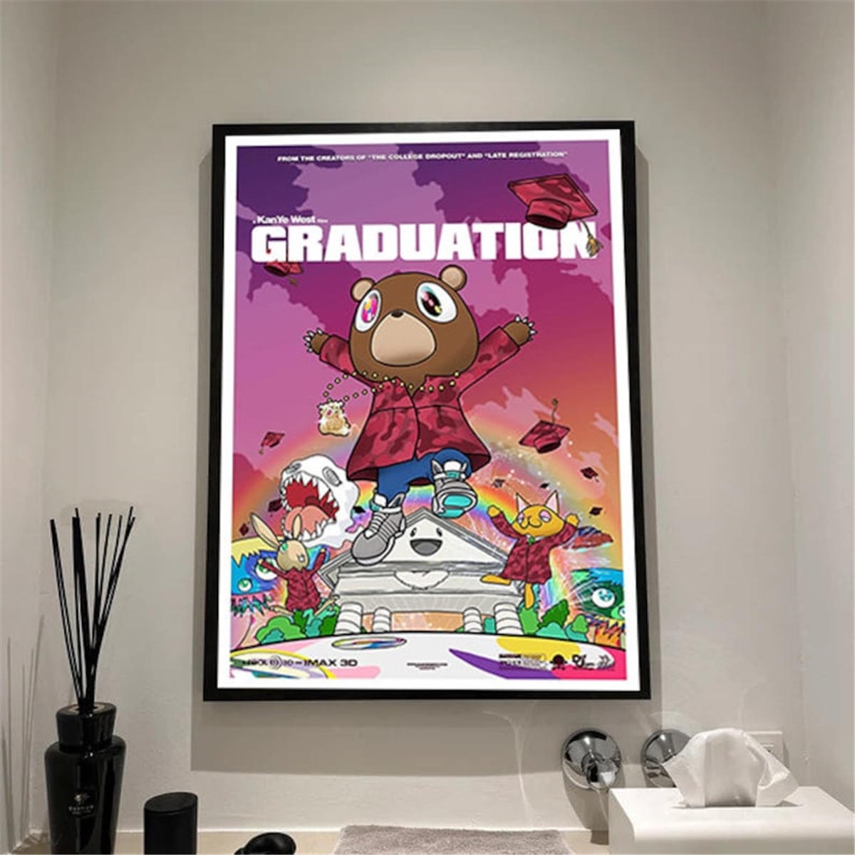 Kanye West - Graduation Poster, No Framed , Gift | Inspire Uplift